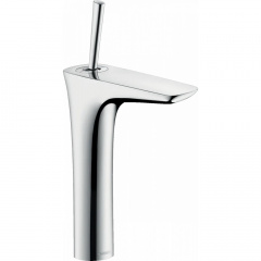 Змішувач для умивальника Hansgrohe PuraVida із донним клапаном хром Вишневое