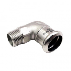 Коліно нержавіюче RM Inoxpes 197 15х1/2" Н Прилуки