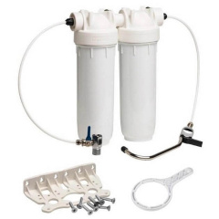 Комплект фільтрів Atlas Filtri BRAVO DP DUO BW 10" під мийку (RA6080003) Ладан