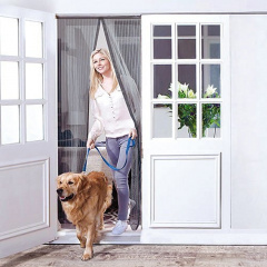 Москітна дверна сітка на магнітах Clip-on MVM 2х0,82 м Сірий (68495468) Броды