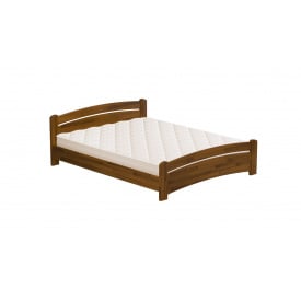 Полторная кровать Estella Венеция 120х190 см деревянная орех-светлый-103