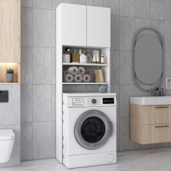 Шафа для пральної машини Doros Лола Міні Білий ДСП 64х26.6х190 (41516023) Березнегувате