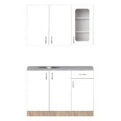 Кухня Софі ширина 1200 МАКСІ МЕБЛІ Дуб сонома/Білий гладкий (5102835) Коломыя