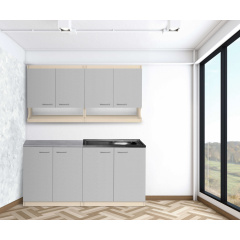 Кухня Валентина NEW ширина 1200 МАКСІ МЕБЛІ Ваніль/Сірий (5102986) Днепр
