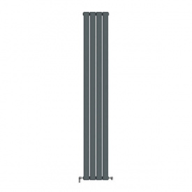 Трубчастий радіатор Ideale Vittoria 2 колони 4 секції 1800x272 антрацит