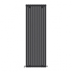Трубчастий радіатор Ideale Jolanda 1 колона 10 секцій 1800x590 чорний матовий