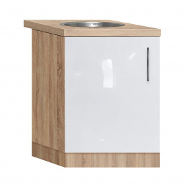 Тумба-мийка з врізним миттям зі стільницею 1-ї категорії з фарбованими фасадами МДФ ширина 500 МАКСИ-МЕБЛІ (5102492)