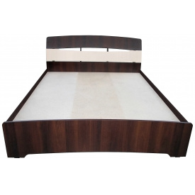 Ліжко Шампань МАКСІ МЕБЛІ (під матрац 2000 х 1600) Венге магія/Дуб молочний (11440)