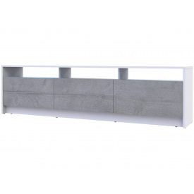 Стінка у вітальню Doros U3 Білий Бетон ДСП 180х33х48 (41516010)