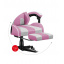 Комп'ютерне крісло huzaro Force 4.7 Pink тканина Якимівка