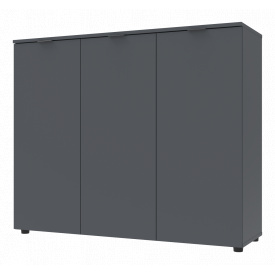 Комод Doros Рон 6 3 фасади Графіт 120х38х100 (41516000)