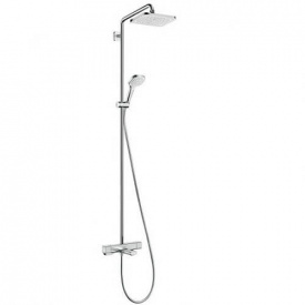 Душова система з термостатом для настінного монтажу Hansgrohe Croma E 280 1jet Showerpipe (27687000)