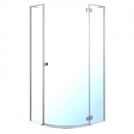 Душова кабіна Volle BENITA Right 90x90x190 Напівкругла, розпашна, профіль cromo, без піддону (1017.114600R)