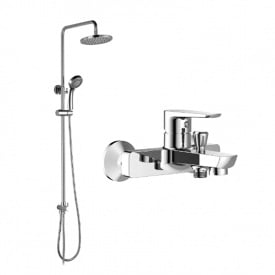 Набір душовий зі змішувачем для ванни Imprese BRECLAV, хром