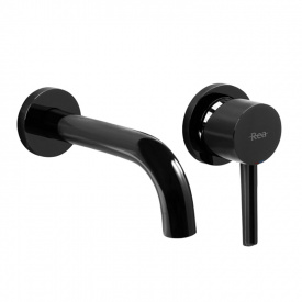 Змішувач прихованого монтажу Rea LUNGO, чорний