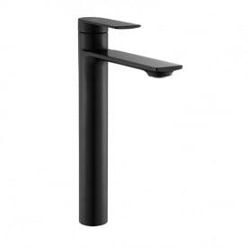 Змішувач для умивальника Rea STORM, високий, чорний