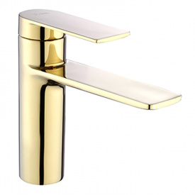 Змішувач для умивальника Rea STORM, низький, золото