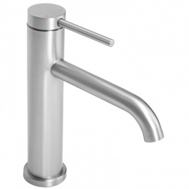 Змішувач для умивальника Rea CLIF, низький, нікель