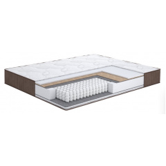 Ортопедический матрас Lungo Matroluxe 90х200 см односпальный пружинный Новая Прага