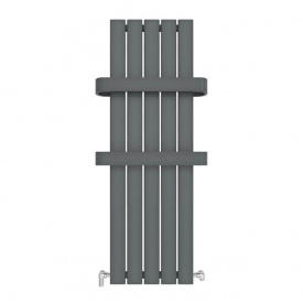 Рушникосушка водяна Ideale Stella 5 секцій 1200x500 антрацит