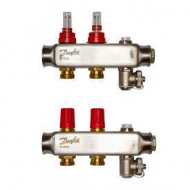 Колектор Danfoss SSM-F на 2 контури з ротаметрами (088U0752)