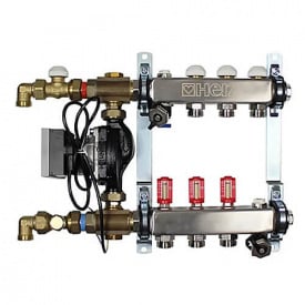 Модуль регулювання для підлогового опалення Herz COMPACTFLOOR Light SK, 5 відводів (без насоса DN15) (3F53375)