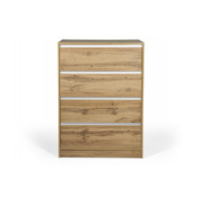 Комод SleekSpace-2 4ШУХ (Дуб Аппалачі + Німфея Альба, 80x43x111 см) IMI