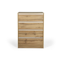 Комод SleekSpace-2 4ШУХ (Дуб Аппалачі + Німфея Альба, 80x43x111 см) IMI Самбір