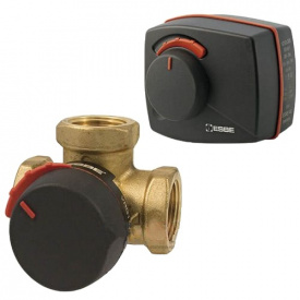 Комплект: Клапан 3-ходовий VRG131 + Електропривод ARA661 ESBE Rp 1 DN25 kvs 10 (13022400)