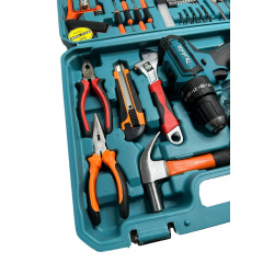 Дриль+шуруповерт акумуляторний Makita DF550DWE 24V 5A/h Li-Ion + великий набір інструментів 40 шт (1908785289) Южноукраинск