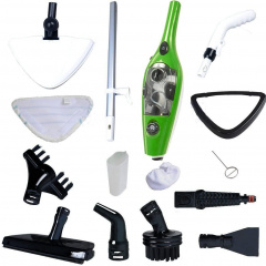 Швабра парова-пароочисник Steam Master H2O Mop X10 1300W Green (3_01249) Геническ