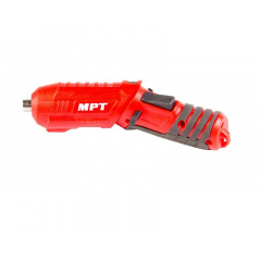 Отвертка аккумуляторная поворотная MPT 4 V Li-ion 1.5 Ач 250 об/мин 3.5 Нм USB Red with Black (MCSD4006.3) Суми