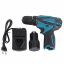 Шуруповерт акумуляторний Tool-X Cordless Drill з набором насадок 12В 1.5Ач у валізі Чернигов
