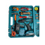 Дриль+шуруповерт акумуляторний Makita DF550DWE 24V 5A/h Li-Ion + великий набір інструментів 40 шт (1908785289) Южноукраинск