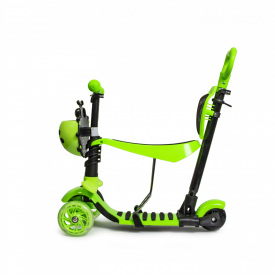 Самокат многофункциональный Scale Sports Божья коровка 60 кг 5 in 1 Green