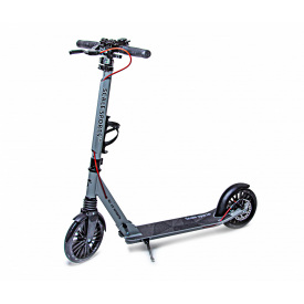 Двухколесный самокат Scale Sports SS-32, складной, ручной тормоз, Led-фонарик Grey (1574663948)