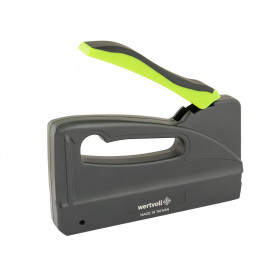 Степлер рессорный WERTVOLL 4-В-1 скоба R53 6-14мм/R13 6-14 мм/R140 6-14 мм/гвоздь 15мм Grey (FX-1106)