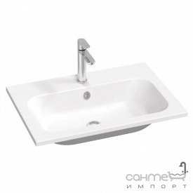 Раковина из литого мрамора Ravak Chrome Slim 700 XJG01170001 белая