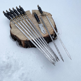 Шампур Викинг для шашлыка 50см Gorillas BBQ 6 шт