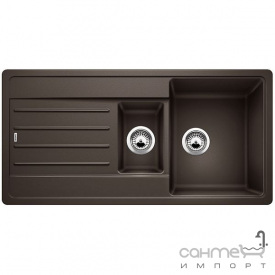 Гранитная кухонная мойка Blanco Legra 6 S Silgranit 527271 вулканический серый