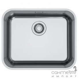 Прямоугольная кухонная мойка под столешницу Franke Smart SRX 110-50 122.0703.300 полированная сталь