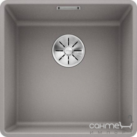 Гранитная кухонная мойка Blanco Subline 400-F 527348 вулканический серый