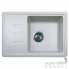 Прямоугольная гранитная кухонная мойка на одну чашу с сушкой Fancy Marble Delgado 12406ХХХ сахара