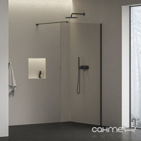 Душевая перегородка Ravak Walk-In Air Wall 100 GW9WA0300Z1C черный/прозрачное стекло