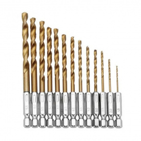 Сверла с шестигранним хвостовиком 13 штук MHZ HSS 1.5-6.5 мм