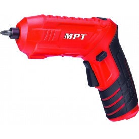 Отвертка аккумуляторная поворотная MPT 4 V Li-ion 1.5 Ач 250 об/мин 3.5 Нм USB Red with Black (MCSD4006.1)