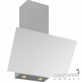 Наклонная кухонная вытяжка Fabiano Bona 60 White белое стекло, мощность 650 м3/ч
