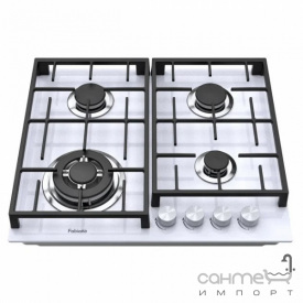 Газовая варочная поверхность на четыре конфорки Fabiano FHG 8244 VGHT White Glass белое стекло
