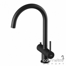 Смеситель для кухни с изливом для фильтрованной воды Blue Water Eden Czarny Mat матовый черный