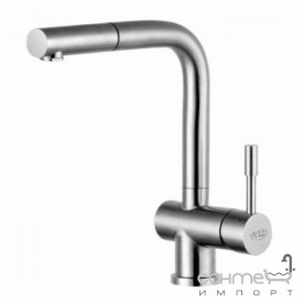 Смеситель для кухни с выдвижной лейкой Blue Water Corsa Zloto Szampanskie золото шампань